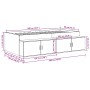 Bettgestell aus geräucherter Eiche 90x200 cm | Foro24.es | Tu tienda online para hogar, jardín y más Foro24.es