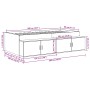 Bettgestell aus schwarzer Eiche 80x200 cm | Foro24.es | Tu tienda online para hogar, jardín y más Foro24.es
