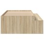 Sonoma Eiche Bettgestell 80x200 cm | Foro24.es | Tu tienda online para hogar, jardín y más Foro24.es
