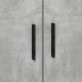 Concrete gray bed frame 80x200 cm by , Beds and slatted bases - Ref: Foro24-3335200, Price: 187,74 €, Discount: %