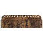 Bed Frame with Storage Smoked Oak 80x200 cm by , Beds and slatted bases - Ref: Foro24-3335201, Price: 187,74 €, Discount: %