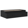 Bettgestell aus schwarzer Eiche mit Stauraum 90x190 cm | Foro24.es | Tu tienda online para hogar, jardín y más Foro24.es