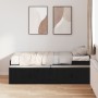 Bettgestell aus schwarzer Eiche mit Stauraum 90x190 cm | Foro24.es | Tu tienda online para hogar, jardín y más Foro24.es