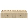 Sonoma Oak bed frame 90x190 cm by , Beds and slatted bases - Ref: Foro24-3335207, Price: 185,88 €, Discount: %