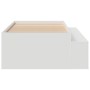 White Storage Bed Frame 75x190 cm by , Beds and slatted bases - Ref: Foro24-3335213, Price: 186,38 €, Discount: %
