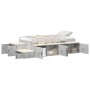 Concrete Gray Storage Bed Structure 100x200 cm by , Beds and slatted bases - Ref: Foro24-3335560, Price: 271,52 €, Discount: %