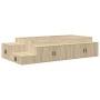Sonoma Eiche Bettgestell 90x200 cm | Foro24.es | Tu tienda online para hogar, jardín y más Foro24.es
