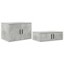 Concrete Gray Storage Bed Frame 90x200 cm by , Beds and slatted bases - Ref: Foro24-3335568, Price: 266,70 €, Discount: %