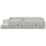 Storage Bed Structure Concrete Gray 80x200 cm by , Beds and slatted bases - Ref: Foro24-3335576, Price: 258,23 €, Discount: %