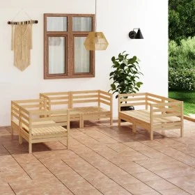 Gartenmöbel 6 Stück aus massivem Kiefernholz von vidaXL, Gartensets - Ref: Foro24-3082582, Preis: 266,95 €, Rabatt: %