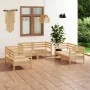 Gartenmöbel 6 Stück aus massivem Kiefernholz von vidaXL, Gartensets - Ref: Foro24-3082582, Preis: 266,95 €, Rabatt: %