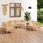 Gartenmöbel 6 Stück aus massivem Kiefernholz von vidaXL, Gartensets - Ref: Foro24-3082582, Preis: 278,11 €, Rabatt: %