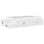 White Storage Bed Frame 90x190 cm by , Beds and slatted bases - Ref: Foro24-3335581, Price: 268,02 €, Discount: %
