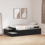 Estructura de Cama de Almacenamiento Negro Roble 90x190 cm by , Beds and slatted bases - Ref: Foro24-3335582, Price: 275,92 €...