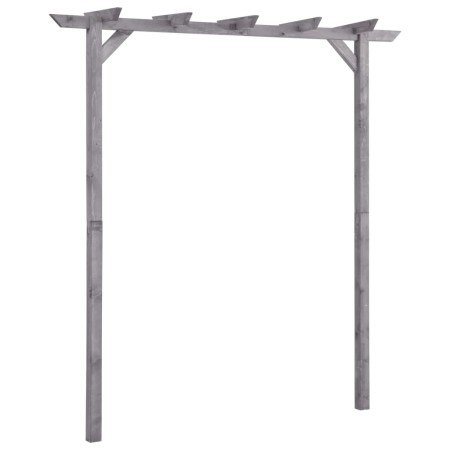 Pérgola de jardín de madera de pino impregnada 200x40x205 cm en Pérgolas, arcos y enrejados de jardín | Comprar online en Foro24
