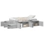 Estructura de Cama de Almacenamiento Gris Sonoma 90x190 cm by , Beds and slatted bases - Ref: Foro24-3335586, Price: 268,02 €...