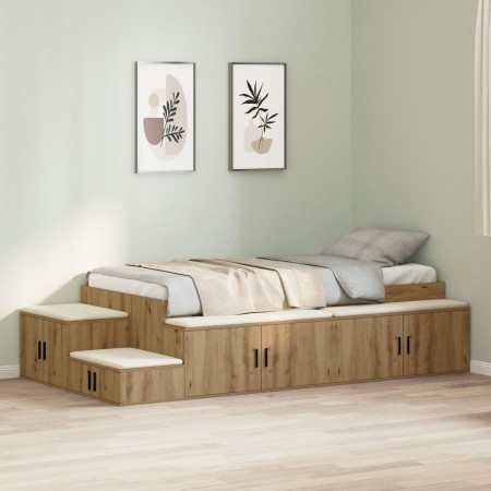 Cama de Almacenamiento Artisan Oak 90x190 cm | Foro24.es | Tu tienda online para hogar, jardín y más Foro24.es