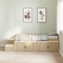 Cama con Almacenamiento Roble Sonoma 75x190 cm | Foro24.es | Tu tienda online para hogar, jardín y más Foro24.es