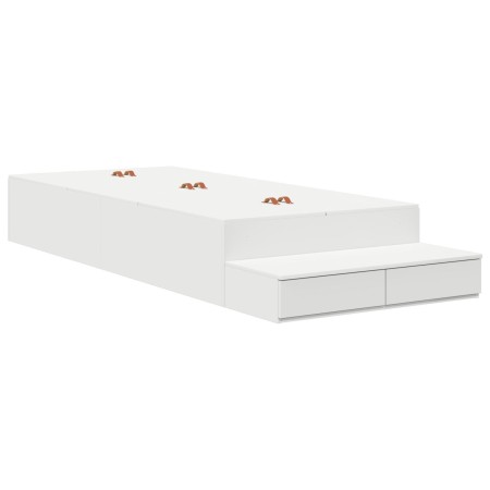 Estructura de Cama de Almacenamiento Blanca 80x200 cm by , Beds and slatted bases - Ref: Foro24-3335597, Price: 228,99 €, Dis...
