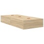 Estructura de Cama de Almacenamiento en Roble Sonoma 80x200 cm | Foro24.es | Tu tienda online para hogar, jardín y más Foro24.es