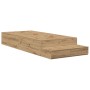 Cama de Almacenamiento en Roble Artesanal 90x200 cm by , Beds and slatted bases - Ref: Foro24-3335612, Price: 236,86 €, Disco...
