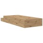 Cama de Almacenamiento en Roble Artesanal 90x200 cm by , Beds and slatted bases - Ref: Foro24-3335612, Price: 236,86 €, Disco...