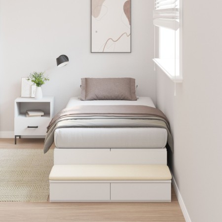 Estructura de Cama con Almacenamiento Blanca 100x200 cm von , Betten und Lattenroste - Ref: Foro24-3335613, Preis: 260,36 €, ...