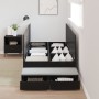 Estructura de Cama de Almacenamiento Roble Negro 100x200 cm von , Betten und Lattenroste - Ref: Foro24-3335614, Preis: 267,59...