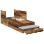 Estructura de Cama de Almacenamiento Madera Vieja 100x200 cm | Foro24.es | Tu tienda online para hogar, jardín y más Foro24.es