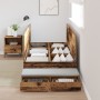 Estructura de Cama de Almacenamiento Madera Vieja 100x200 cm | Foro24.es | Tu tienda online para hogar, jardín y más Foro24.es