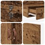 Estructura de Cama de Almacenamiento Madera Vieja 100x200 cm | Foro24.es | Tu tienda online para hogar, jardín y más Foro24.es