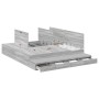 Estructura de Cama Gris Sonoma 200x200 cm | Foro24.es | Tu tienda online para hogar, jardín y más Foro24.es