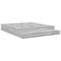 Estructura de Cama Gris Sonoma 200x200 cm | Foro24.es | Tu tienda online para hogar, jardín y más Foro24.es