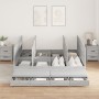 Estructura de Cama Gris Sonoma 200x200 cm | Foro24.es | Tu tienda online para hogar, jardín y más Foro24.es