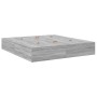 Estructura de Cama Gris Sonoma 200x200 cm | Foro24.es | Tu tienda online para hogar, jardín y más Foro24.es