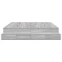 Estructura de Cama Gris Sonoma 200x200 cm | Foro24.es | Tu tienda online para hogar, jardín y más Foro24.es