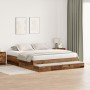 Cama con almacenamiento Madera antigua 200x200 cm | Foro24.es | Tu tienda online para hogar, jardín y más Foro24.es