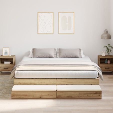 Cama Roble Artesanal 200x200 cm | Foro24.es | Tu tienda online para hogar, jardín y más Foro24.es