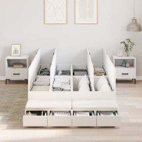 Estructura de Cama de Almacenamiento Blanca 120x200 cm by , Beds and slatted bases - Ref: Foro24-3335629, Price: 434,69 €, Di...