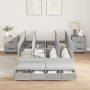 Marco de Cama Grey Sonoma 120x200 cm | Foro24.es | Tu tienda online para hogar, jardín y más Foro24.es