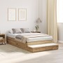 Marco de Cama de Almacenamiento Roble Artesanal 120x200 cm by , Beds and slatted bases - Ref: Foro24-3335636, Price: 423,02 €...