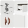 Estructura de cama blanca 140x200 cm by , Beds and slatted bases - Ref: Foro24-3335637, Price: 452,47 €, Discount: %