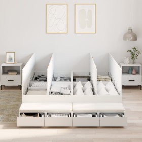 Estructura de Cama Blanca 150x200 cm