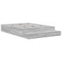 estructura de cama de almacenamiento gris Sonoma 150x200 cm | Foro24.es | Tu tienda online para hogar, jardín y más Foro24.es