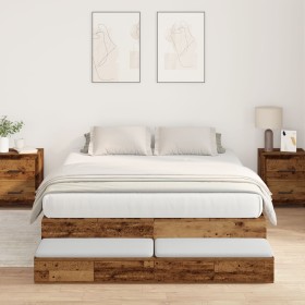 Comprar Cama de almacenamiento de madera vieja