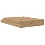 Estructura de Cama de Almacenamiento Roble Artesanal 150x200 cm | Foro24.es | Tu tienda online para hogar, jardín y más Foro24.es