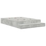 Estructura de Cama con Almacenamiento Gris Concreto 160x200 cm | Foro24.es | Tu tienda online para hogar, jardín y más Foro24.es