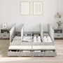Estructura de Cama con Almacenamiento Gris Concreto 160x200 cm | Foro24.es | Tu tienda online para hogar, jardín y más Foro24.es