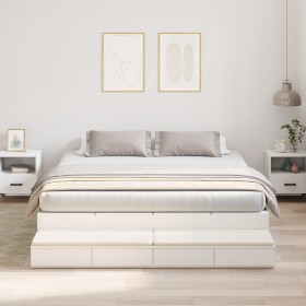 Estructura de Cama de Almacenamiento Blanca 180x200 cm by , Beds and slatted bases - Ref: Foro24-3335661, Price: 485,37 €, Di...