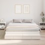 Estructura de Cama de Almacenamiento Blanca 180x200 cm by , Beds and slatted bases - Ref: Foro24-3335661, Price: 485,37 €, Di...